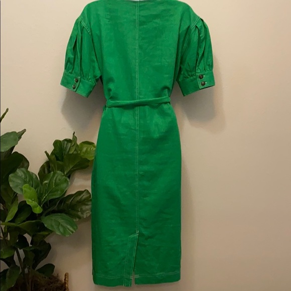 Vintage Emerald green dress size xs - Picture 5 of 7